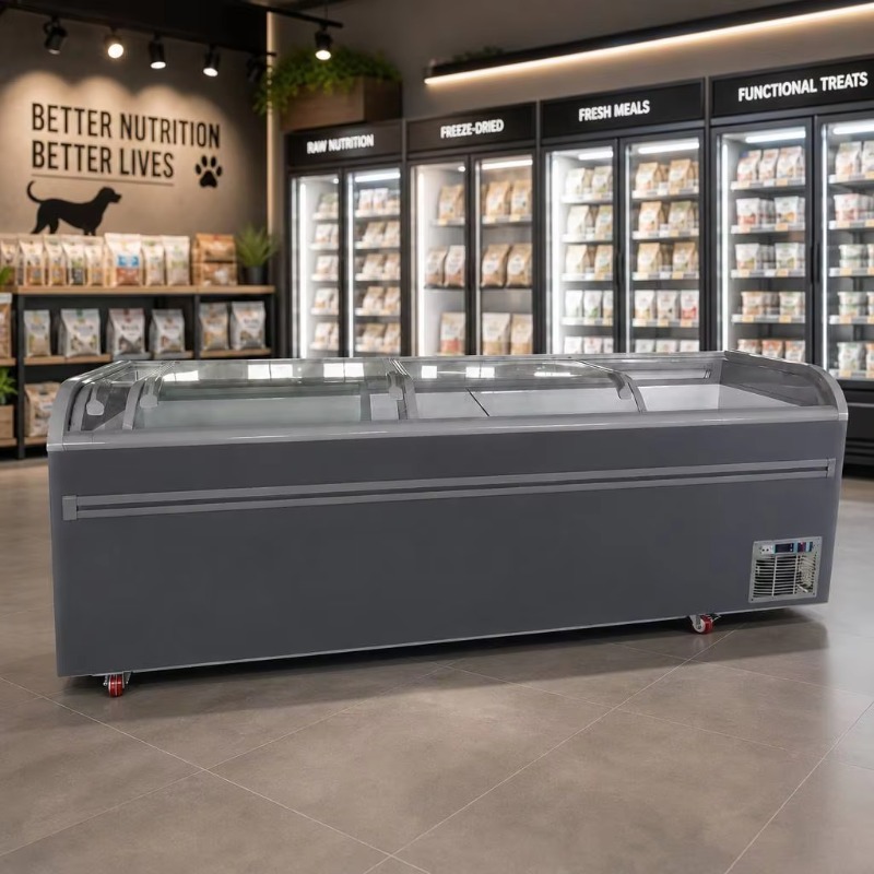 Commercial Chest Freezer - Congelador de baú com tampa de