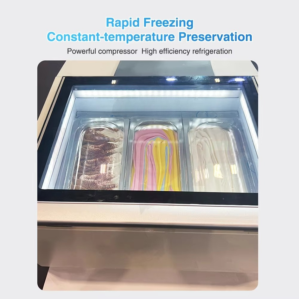 Porta de vidro comercial mini  - Commercial Chest Freezer avaliação e preço