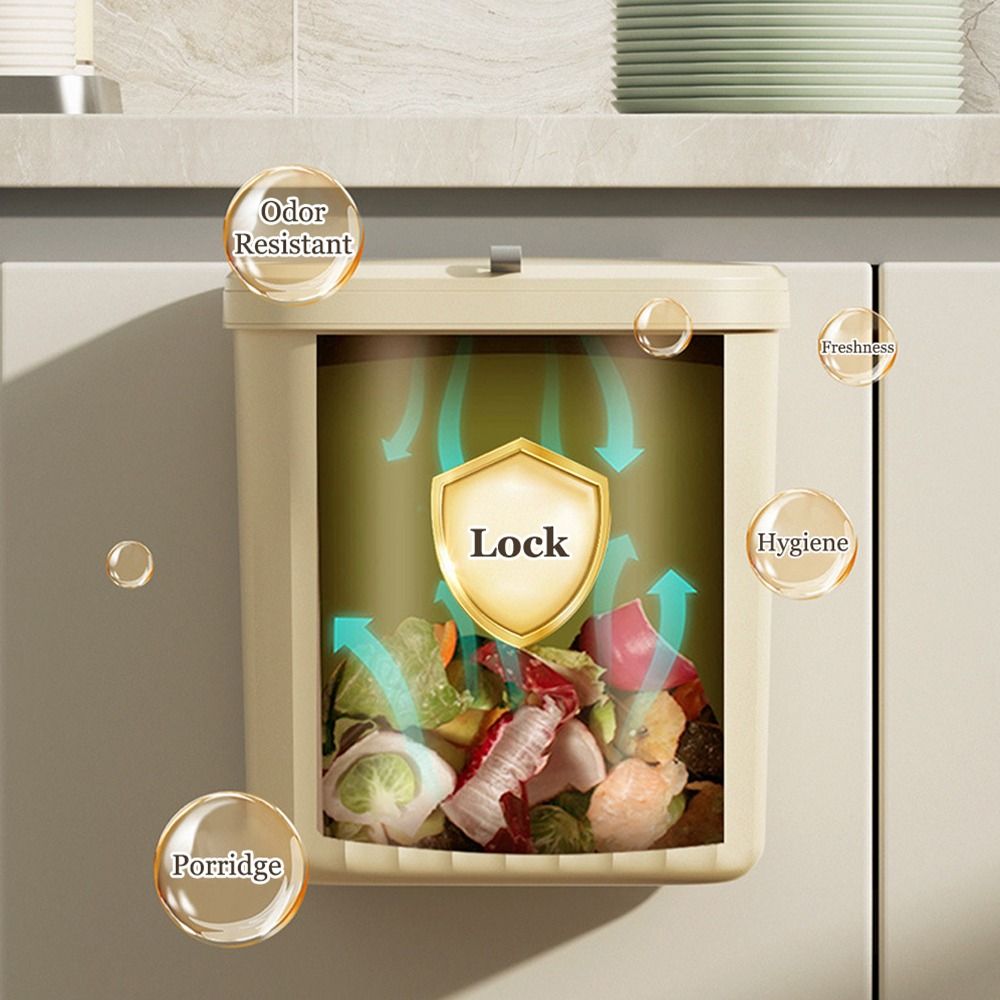 1 Peça Nova Lixeira de Compost - Commercial Kitchen Bin avaliação e preço